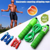 Adjustable Fitness Jump Rope with Built-In Counter