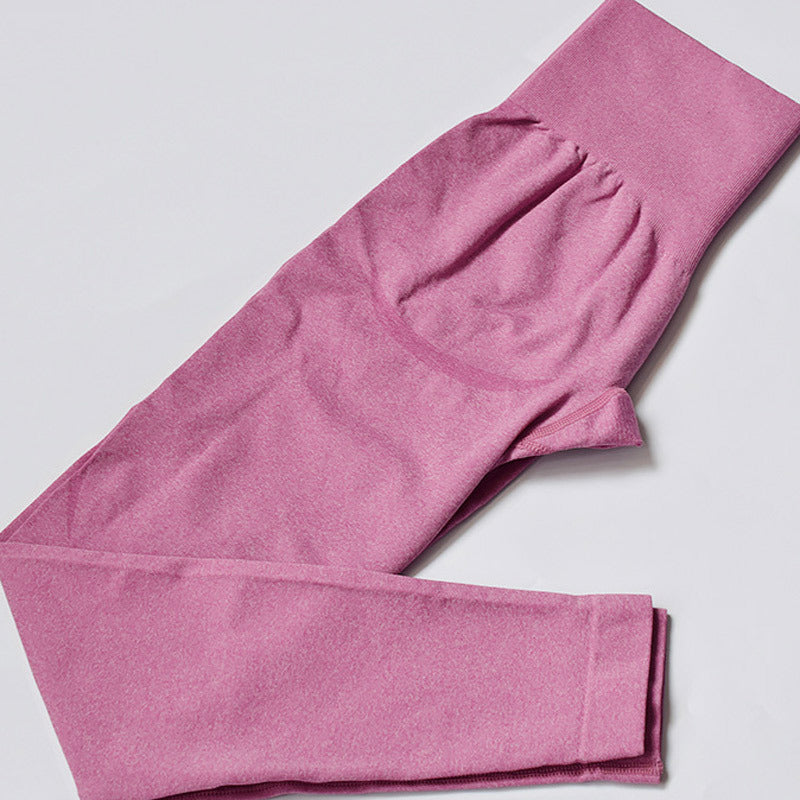 Elastic tight yoga pants high waist