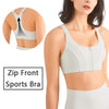 Zip Front Sports Bra