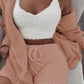3pcs Womens Clothing Long Sleeve