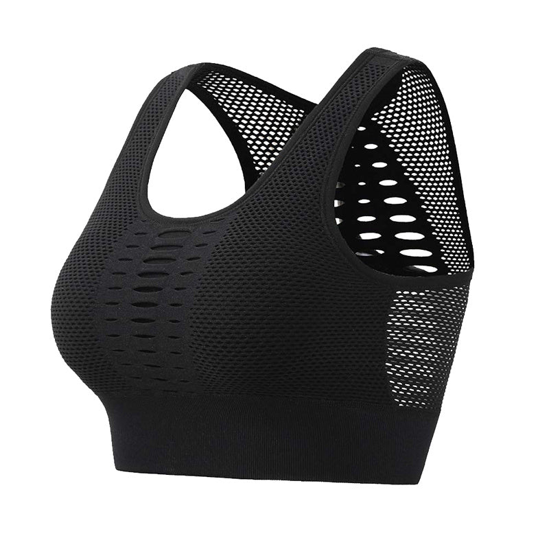 Sexy Brathable Mesh Sports Top