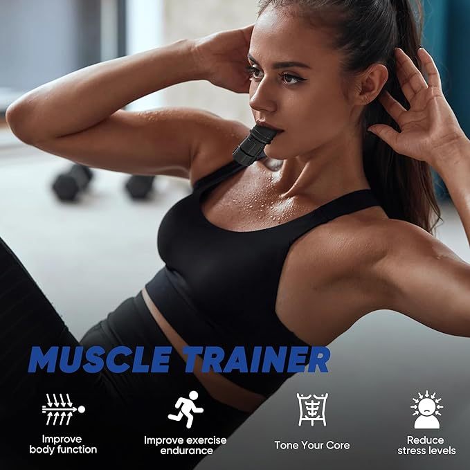Fitness Equipment Exercise Lung Face Mouthpiece For Household