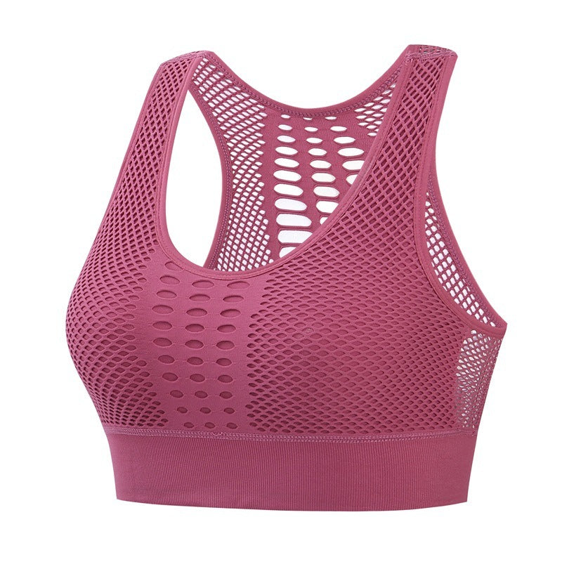 Sexy Brathable Mesh Sports Top