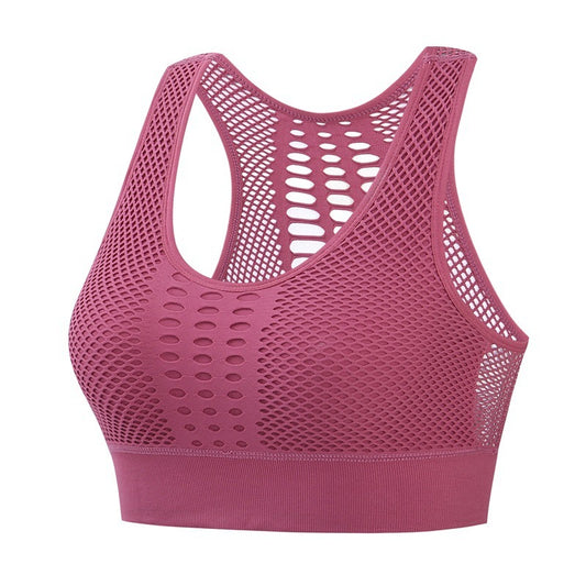 Sexy Brathable Mesh Sports Top