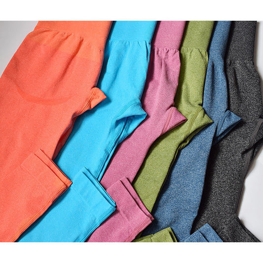 Elastic tight yoga pants high waist