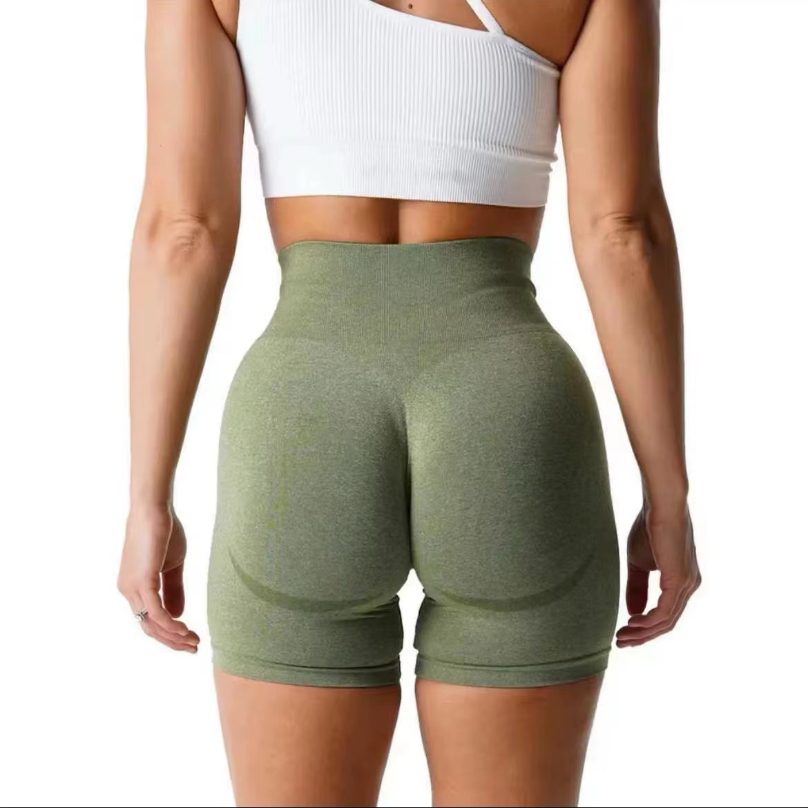 Contour Seamless Shorts Women High Waist Short Workout Leggings Soft Yoga Fitness Clothing Compress Sports Active Gym Wear