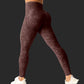 High Waisted Frosted Yoga Pants External Wear