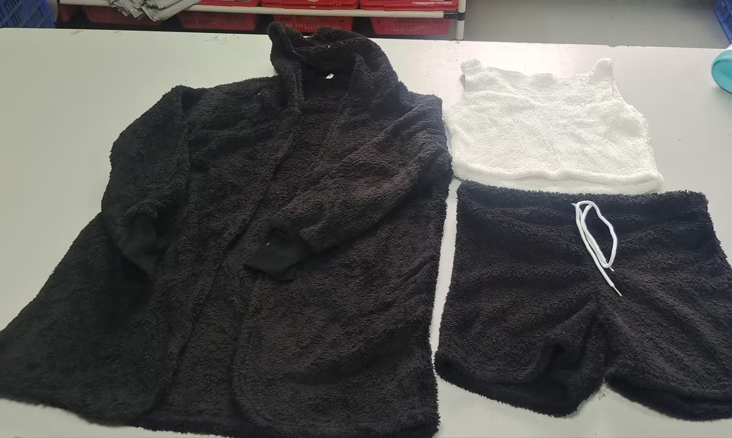 3pcs Womens Clothing Long Sleeve