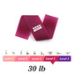 Yoga Resistance Rubber Bands Indoor Outdoor Fitness Equipment 0.35mm-1.1mm Pilates