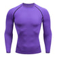 Dry Fit Men'S High Quality MMA Fitness Gym Sports T-Shirt Jogging Running Shirt Compression Breathable Rashguard Comprehensive