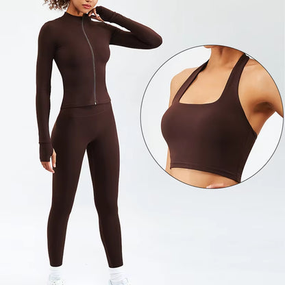 2/3PCS Sport Yoga Set Soft and Breathable High Waist Fitness Gym Suit Sportwear Women Set Workout Clothes for Women Tracksuit