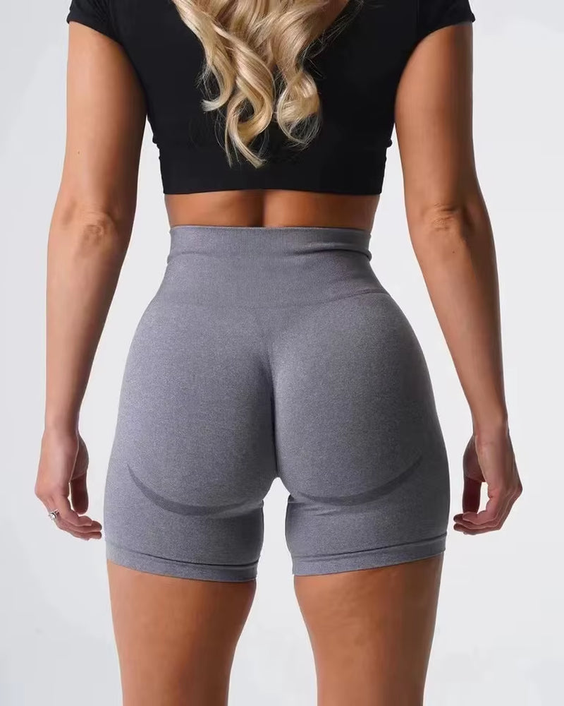 Contour Seamless Shorts Women High Waist Short Workout Leggings Soft Yoga Fitness Clothing Compress Sports Active Gym Wear