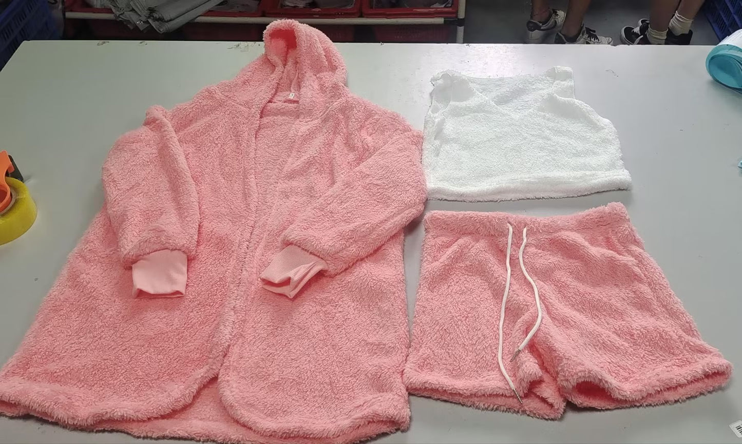 3pcs Womens Clothing Long Sleeve