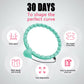 21/24/27/30 Knots Weighted Hula Circle Sport Hoops Weight Loss plus Size Smart Exercise 2 in 1 Adjustable with Detachable Knots