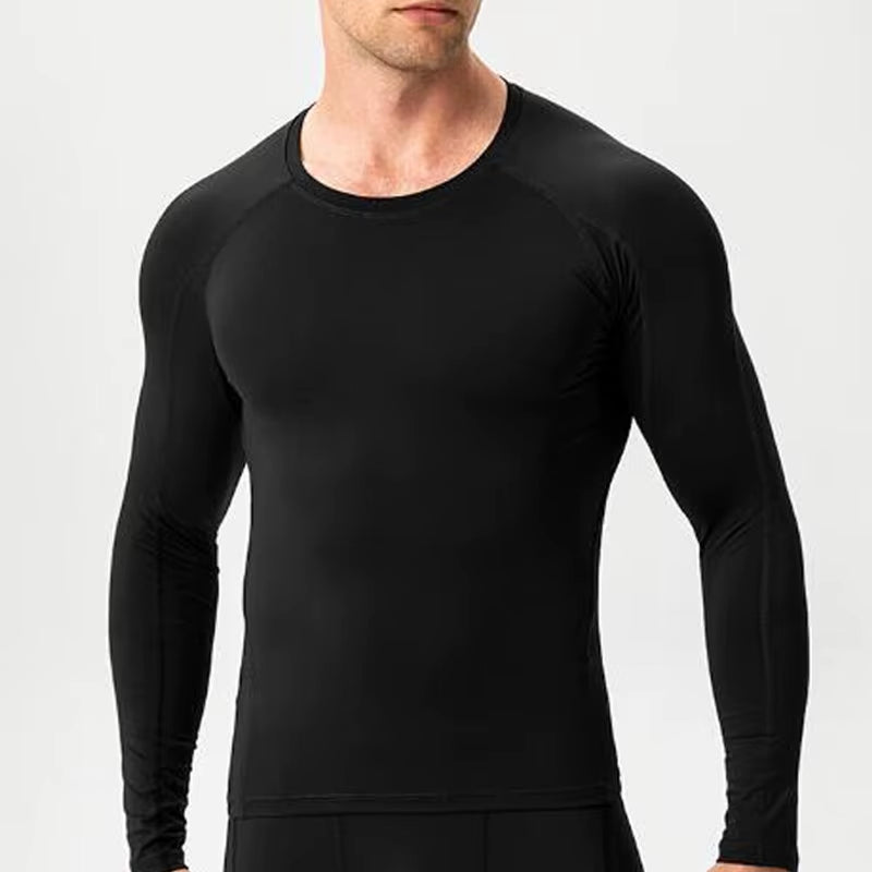 Dry Fit Men'S High Quality MMA Fitness Gym Sports T-Shirt Jogging Running Shirt Compression Breathable Rashguard Comprehensive