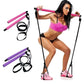 New Fitness Yoga Pilates Bar Stick Crossfit Resistance Bands Trainer Yoga Pull Rods Pull Rope Portable Home Gym Body Workout