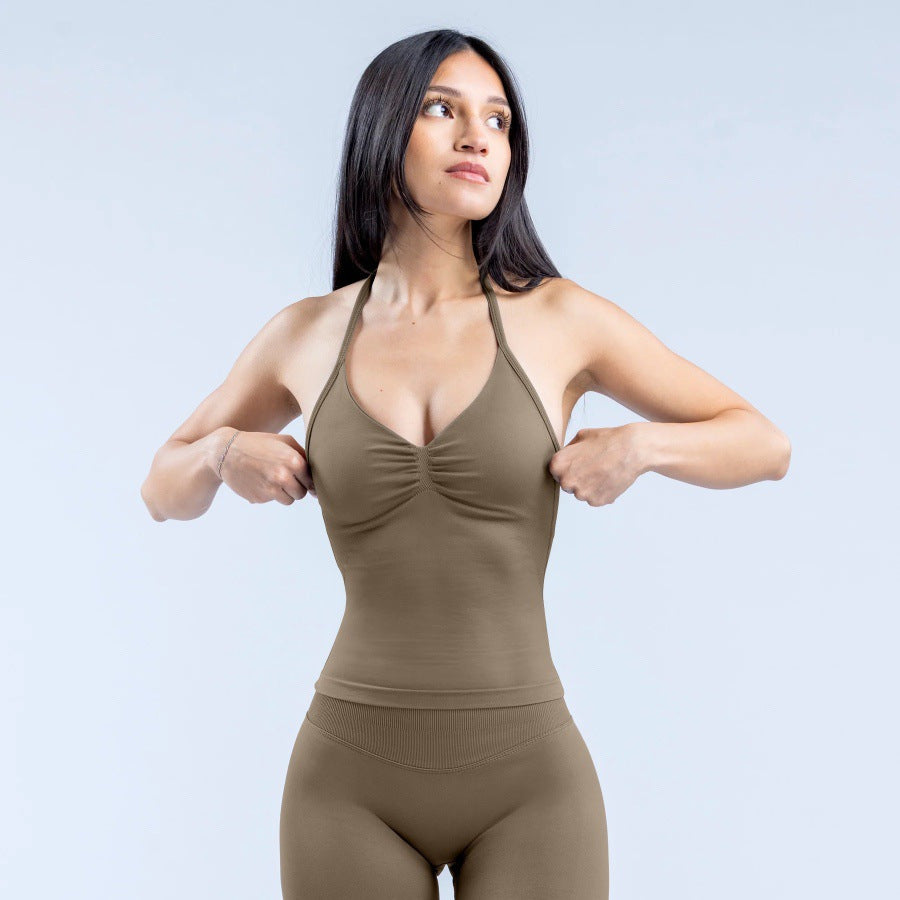 Sports Yoga Vest Not Midriff Outfit